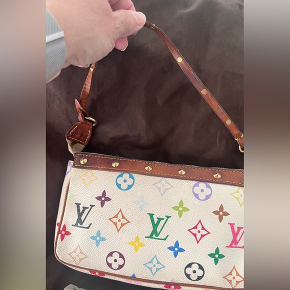 Vintage Louis Vuitton multi-color pochette - Picture 5 of 10